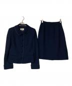 M'S GRACYエムズグレイシー）の古着「スカートセットアップ」｜ネイビー