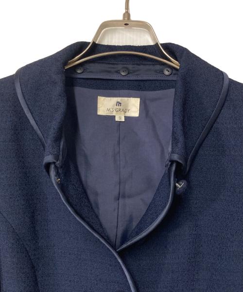 M'S GRACY（エムズグレイシー）M'S GRACY (エムズグレイシー) スカートセットアップ ネイビー サイズ:9の古着・服飾アイテム