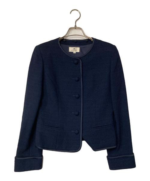 M'S GRACY（エムズグレイシー）M'S GRACY (エムズグレイシー) スカートセットアップ ネイビー サイズ:9の古着・服飾アイテム