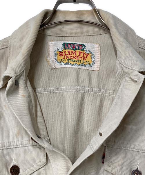 LEVI'S（リーバイス）LEVI'S (リーバイス) 70's SLIM FIT JACKETS ベージュ サイズ:不明　実寸参照の古着・服飾アイテム