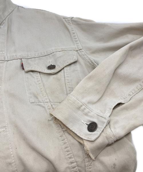 LEVI'S（リーバイス）LEVI'S (リーバイス) 70's SLIM FIT JACKETS ベージュ サイズ:不明　実寸参照の古着・服飾アイテム