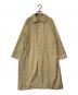 YAECA（ヤエカ）の古着「ステンカラーコート」｜ベージュ