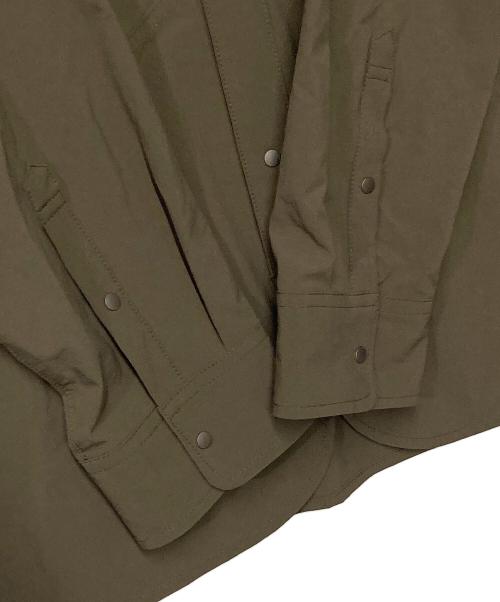 ATELIER BLUE BOTTLE（アトリエ ブルー ボトル）ATELIER BLUE BOTTLE (アトリエ ブルー ボトル) ハイカーズシャツ ブラウン サイズ:Lの古着・服飾アイテム