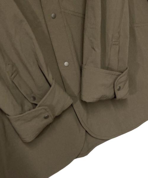 ATELIER BLUE BOTTLE（アトリエ ブルー ボトル）ATELIER BLUE BOTTLE (アトリエ ブルー ボトル) ハイカーズシャツ ブラウン サイズ:Lの古着・服飾アイテム