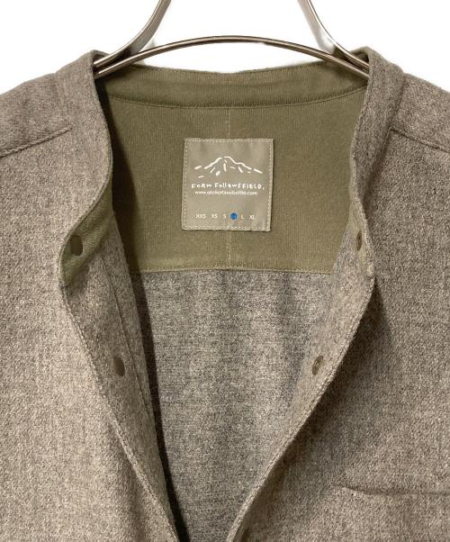 ATELIER BLUE BOTTLE（アトリエ ブルー ボトル）ATELIER BLUE BOTTLE (アトリエ ブルー ボトル) ハイカーズシャツ ウールシャツ ベージュ サイズ:Ｍの古着・服飾アイテム