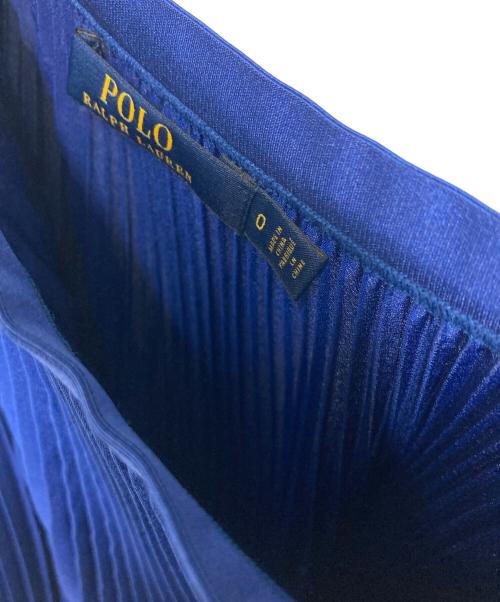 POLO RALPH LAUREN（ポロ・ラルフローレン）POLO RALPH LAUREN (ポロ・ラルフローレン) プリーツスカート ブルーの古着・服飾アイテム