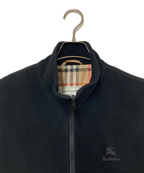 Burberry's（バーバリー）Burberry's (バーバリーズ) ノバチェック フリースベスト ブラック サイズ:LYの古着・服飾アイテム