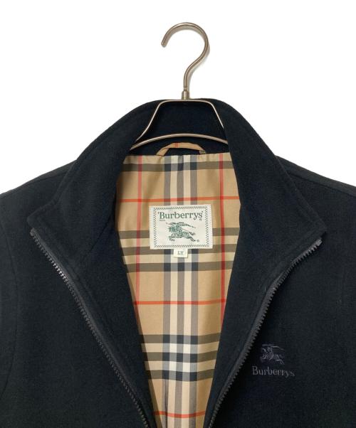 Burberry's（バーバリー）Burberry's (バーバリーズ) ノバチェック フリースベスト ブラック サイズ:LYの古着・服飾アイテム