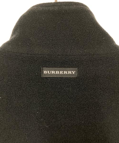 Burberry's（バーバリー）Burberry's (バーバリーズ) ノバチェック フリースベスト ブラック サイズ:LYの古着・服飾アイテム
