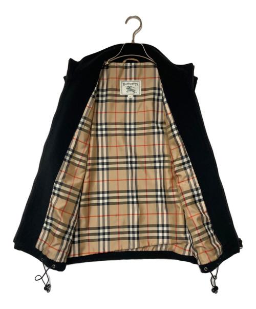 Burberry's（バーバリー）Burberry's (バーバリーズ) ノバチェック フリースベスト ブラック サイズ:LYの古着・服飾アイテム
