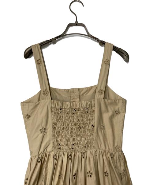sea NEW YORK（シー ニューヨーク）Sea NEW YORK (シー ニューヨーク) カットワーク ワンピース ベージュの古着・服飾アイテム