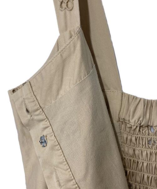 sea NEW YORK（シー ニューヨーク）Sea NEW YORK (シー ニューヨーク) カットワーク ワンピース ベージュの古着・服飾アイテム