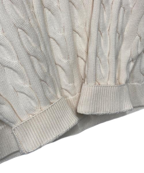 Carhartt WIP（カーハート ワークインプログレス）CARHARTT WIP (カーハート ワークインプログレス) CAMBELL SWEATER アイボリー サイズ:Lの古着・服飾アイテム