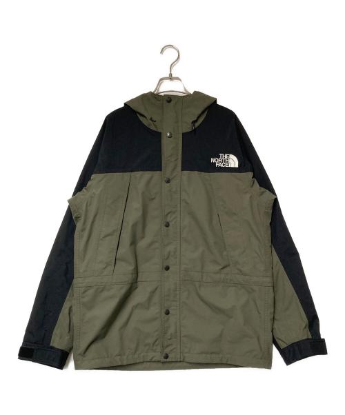 THE NORTH FACE（ザ ノース フェイス）THE NORTH FACE (ザ ノース フェイス) Mountain Light Jacket オリーブ×ブラック サイズ:Lの古着・服飾アイテム