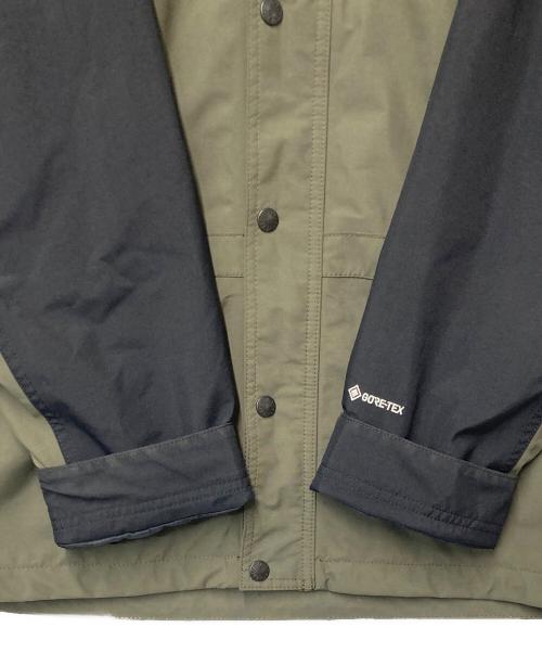 THE NORTH FACE（ザ ノース フェイス）THE NORTH FACE (ザ ノース フェイス) Mountain Light Jacket オリーブ×ブラック サイズ:Lの古着・服飾アイテム