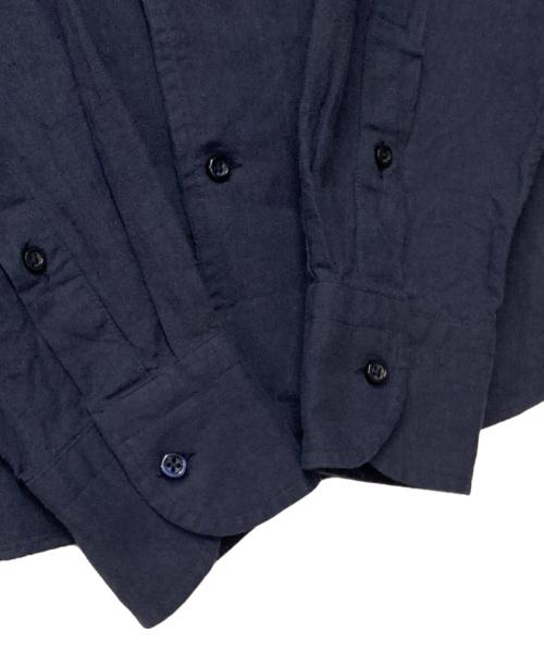 GUY ROVER（ギローバー）GUY ROVER (ギローバー) リネンコットンシャツ ネイビー サイズ:Sの古着・服飾アイテム