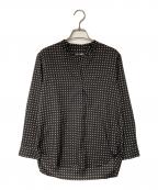 23区×RATTIニジュウサンク×ラッチ）の古着「総柄ブラウス」｜ブラック