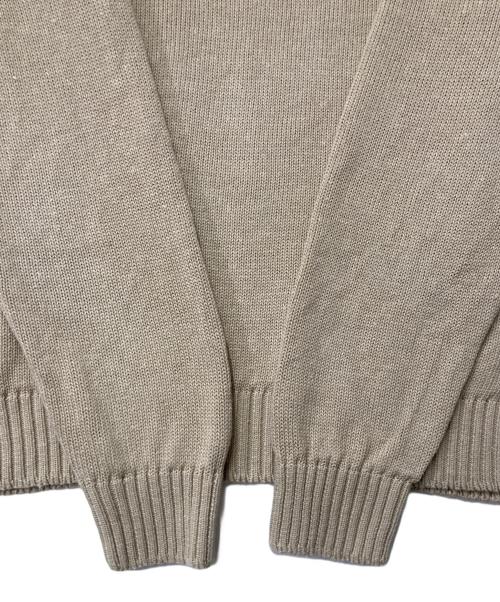Zanone（ザノーネ）Zanone (ザノーネ) リネン混ニット ベージュ サイズ:46の古着・服飾アイテム
