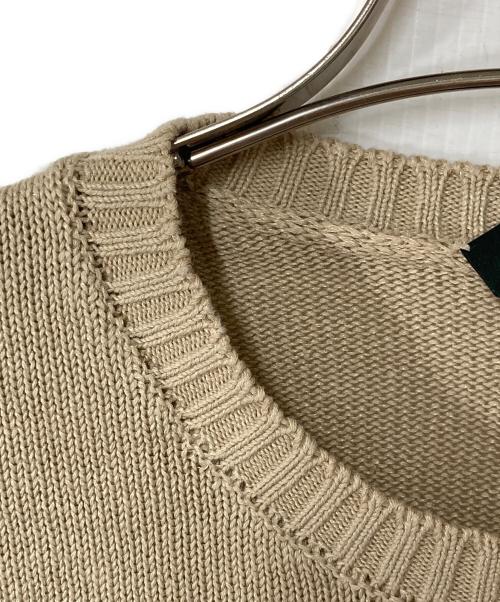 Zanone（ザノーネ）Zanone (ザノーネ) リネン混ニット ベージュ サイズ:46の古着・服飾アイテム