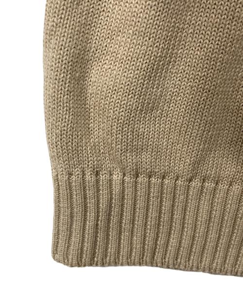 Zanone（ザノーネ）Zanone (ザノーネ) リネン混ニット ベージュ サイズ:46の古着・服飾アイテム