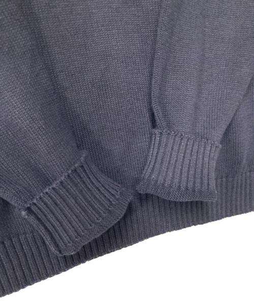 Zanone（ザノーネ）Zanone (ザノーネ) リネン混ニット ネイビー サイズ:46の古着・服飾アイテム