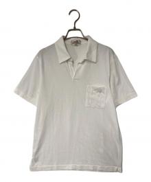 HERMES（エルメス）の古着「スキッパーポロシャツ」｜ホワイト