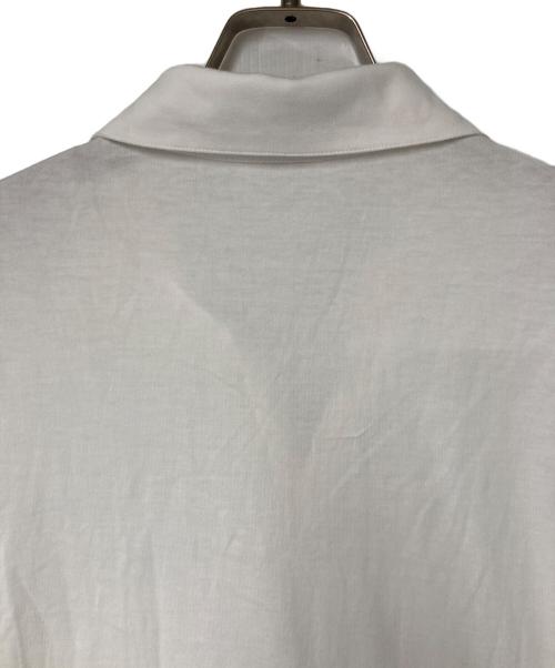 HERMES（エルメス）HERMES (エルメス) スキッパーポロシャツ ホワイト サイズ:Mの古着・服飾アイテム