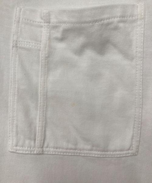 HERMES（エルメス）HERMES (エルメス) スキッパーポロシャツ ホワイト サイズ:Mの古着・服飾アイテム