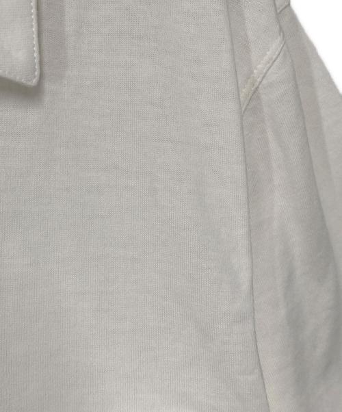 HERMES（エルメス）HERMES (エルメス) スキッパーポロシャツ ホワイト サイズ:Mの古着・服飾アイテム