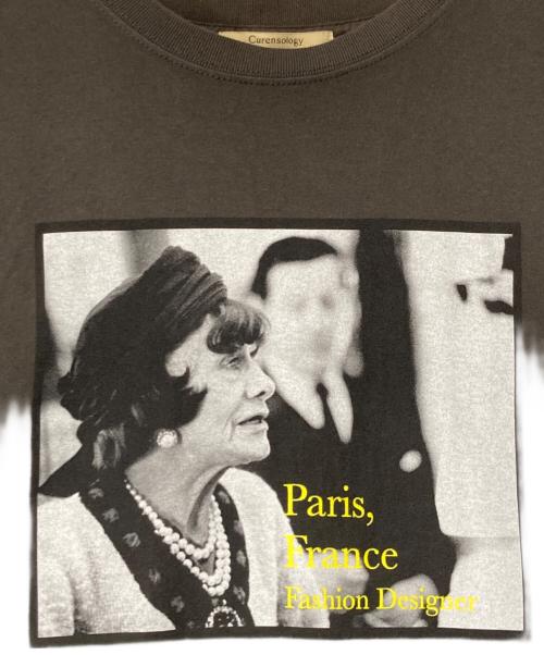 Curensology（カレンソロジー）Curensology (カレンソロジー) 別注CHTシャツ ブラウン サイズ:Fの古着・服飾アイテム