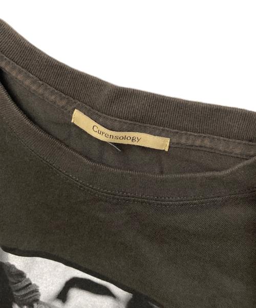 Curensology（カレンソロジー）Curensology (カレンソロジー) 別注CHTシャツ ブラウン サイズ:Fの古着・服飾アイテム
