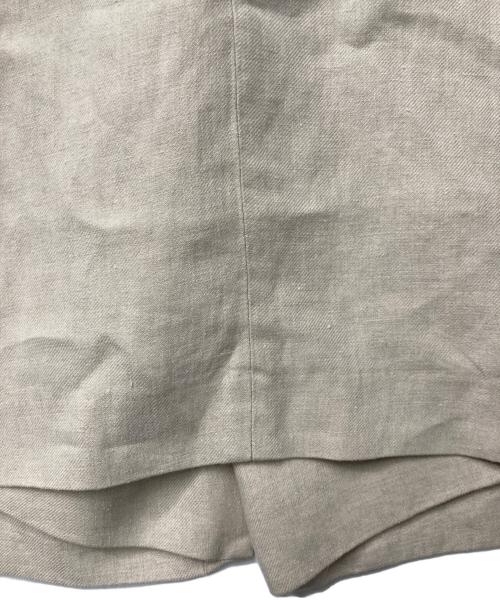 SACRA（サクラ）SACRA (サクラ) リネンダブルブレストロングジレ アイボリー サイズ:38の古着・服飾アイテム