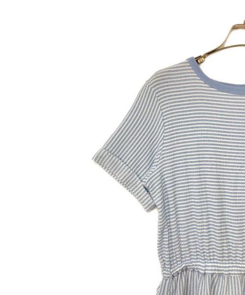 Ron Herman（ロンハーマン）Ron Herman (ロンハーマン) ボーダーワンピース ブルー×ホワイト サイズ:XSの古着・服飾アイテム