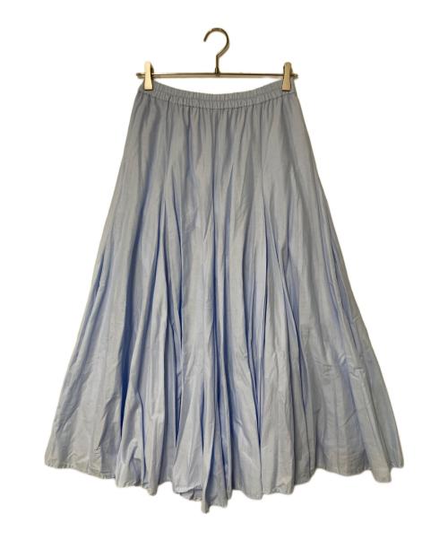 mizuiro-ind（ミズイロインド）mizuiro-ind (ミズイロインド) ボリュームフレアスカート ブルー サイズ:-の古着・服飾アイテム
