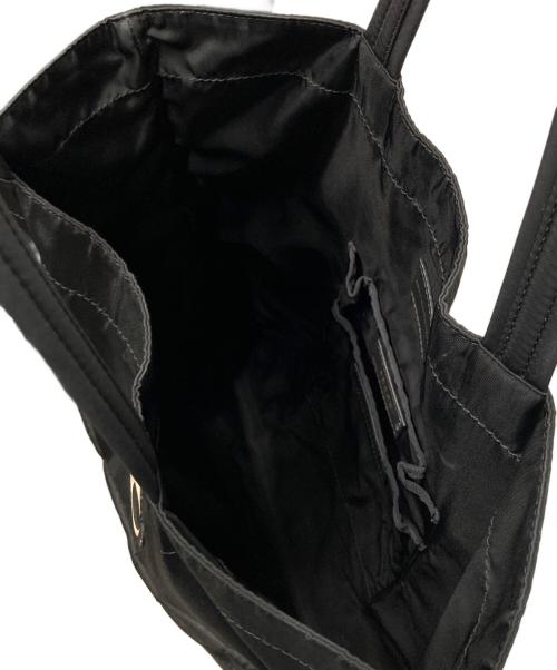 ANYA HINDMARCH（アニヤ・ハインドマーチ）ANYA HINDMARCH (アニヤハインドマーチ) Tote Eyes Nylon ブラックの古着・服飾アイテム