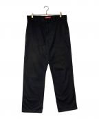 SUPREMEシュプリーム）の古着「ワークパンツ」｜ブラック