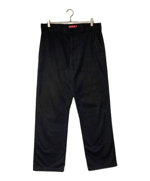 SUPREME（シュプリーム）SUPREME (シュプリーム) ワークパンツ ブラック サイズ:34の古着・服飾アイテム
