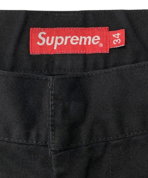 SUPREME（シュプリーム）SUPREME (シュプリーム) ワークパンツ ブラック サイズ:34の古着・服飾アイテム