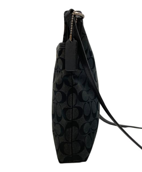 COACH（コーチ）COACH (コーチ) シグネチャーショルダーバッグ ブラックの古着・服飾アイテム