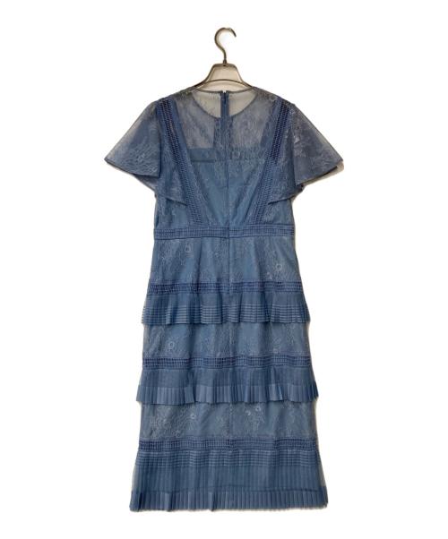 GRACE CONTINENTAL（（グレースコンチネンタル）GRACE CONTINENTAL (（グレースコンチネンタル) レイヤードレースタイトワンピース ブルー サイズ:38の古着・服飾アイテム