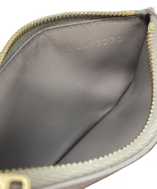 CELINE（セリーヌ）CELINE (セリーヌ) コンパクトジップカードホルダー ベージュの古着・服飾アイテム