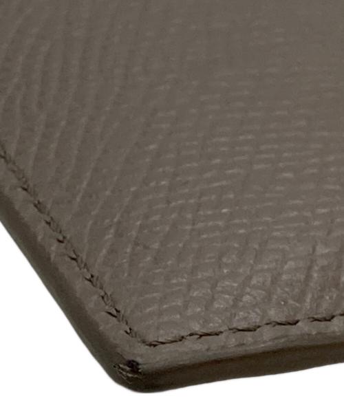 CELINE（セリーヌ）CELINE (セリーヌ) コンパクトジップカードホルダー ベージュの古着・服飾アイテム