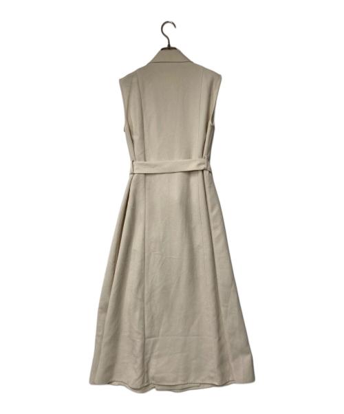 FRAY ID（フレイ アイディー）FRAY ID (フレイ アイディー) アシメラペルテーラードワンピース アイボリー サイズ:1の古着・服飾アイテム