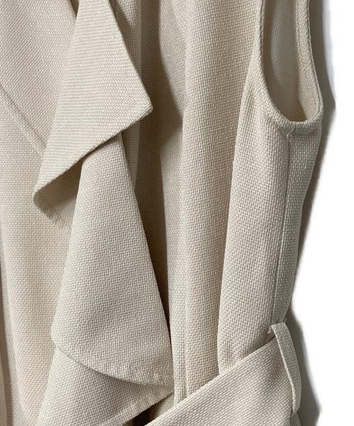 FRAY ID（フレイ アイディー）FRAY ID (フレイ アイディー) アシメラペルテーラードワンピース アイボリー サイズ:1の古着・服飾アイテム