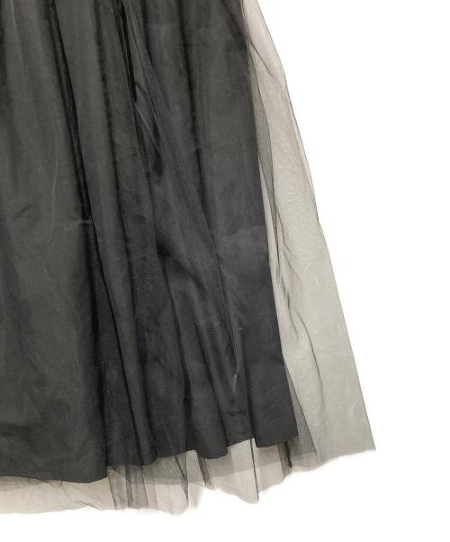 ADAWAS（アダワス）ADAWAS (アダワス) STRETCH COTTON MIDI DRESS ブラック サイズ:36の古着・服飾アイテム