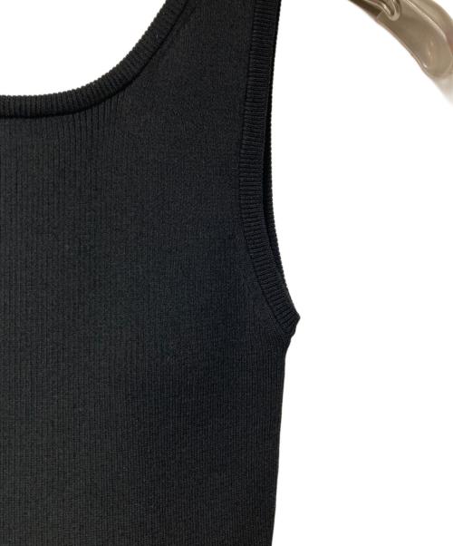 ADAWAS（アダワス）ADAWAS (アダワス) STRETCH COTTON MIDI DRESS ブラック サイズ:36の古着・服飾アイテム