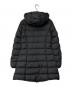 MONCLER (モンクレール) GIE フーデッドナイロンダウンコート  ブラック サイズ:00：120000円