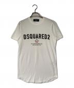 DSQUARED2ディースクエアード）の古着「プリントTシャツ」｜ホワイト