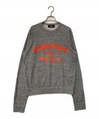 DSQUARED2ディースクエアード）の古着「ラグランスウェット」｜グレー