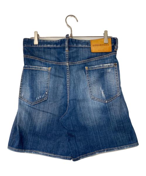 DSQUARED2（ディースクエアード）DSQUARED2 (ディースクエアード) デニムハーフパンツ インディゴ サイズ:44の古着・服飾アイテム